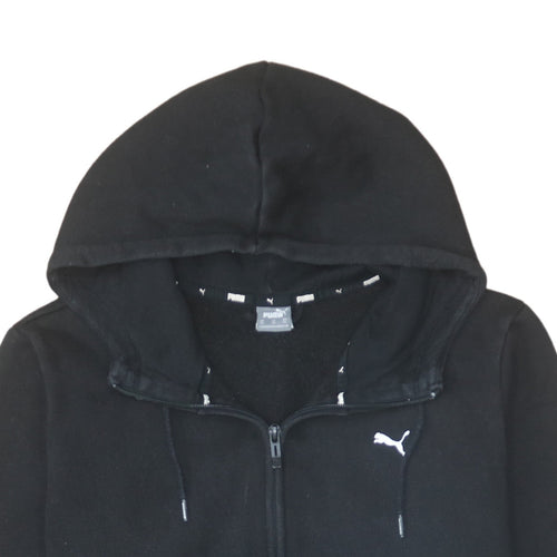 Puma Mens Black XL Full Zip Fleece Hoodie Sweatshirt