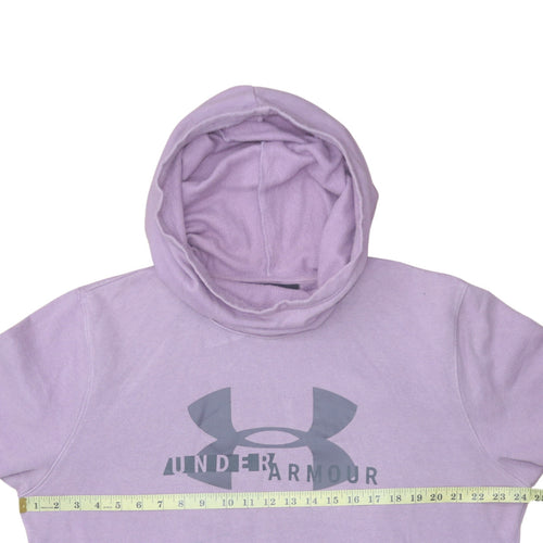Under Armour Womens Purple XXL 12 Loose Fit Logo Pullover Hoodie
