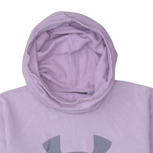 Under Armour Womens Purple XXL 12 Loose Fit Logo Pullover Hoodie