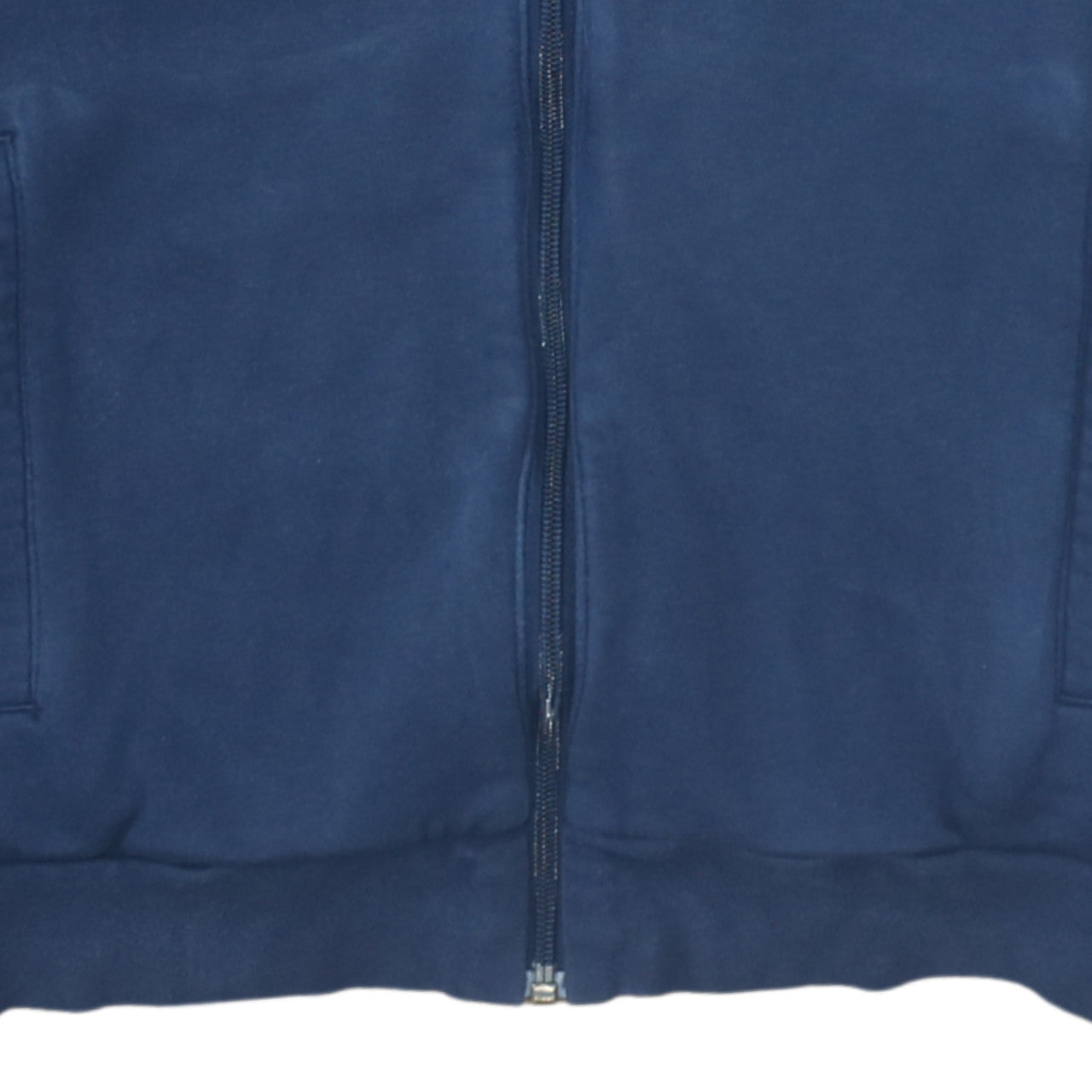 Adidas Men's Blue Full Zip Hoodie Size L Sports Fleece Jacket