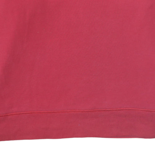 Tommy Hilfiger Men's Red XL 1/2 Zip Cotton Sweatshirt