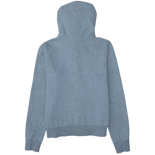 Ellesse Women Grey Button Hoodie Size 16 Cotton Blend Sportswear