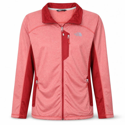The North Face Men's Red Full Zip Fleece Jacket Size L Hiking