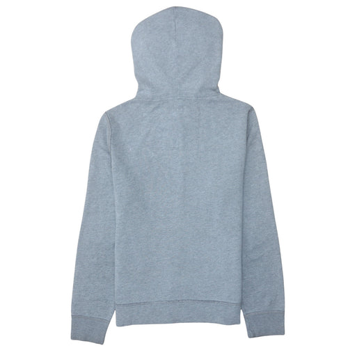 Hollister Men's Grey Hoodie Small Pullover Cotton Blend Logo Style