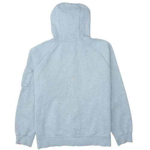 Nike Men's Grey Full Zip Fleece Hoodie XL Sports Style