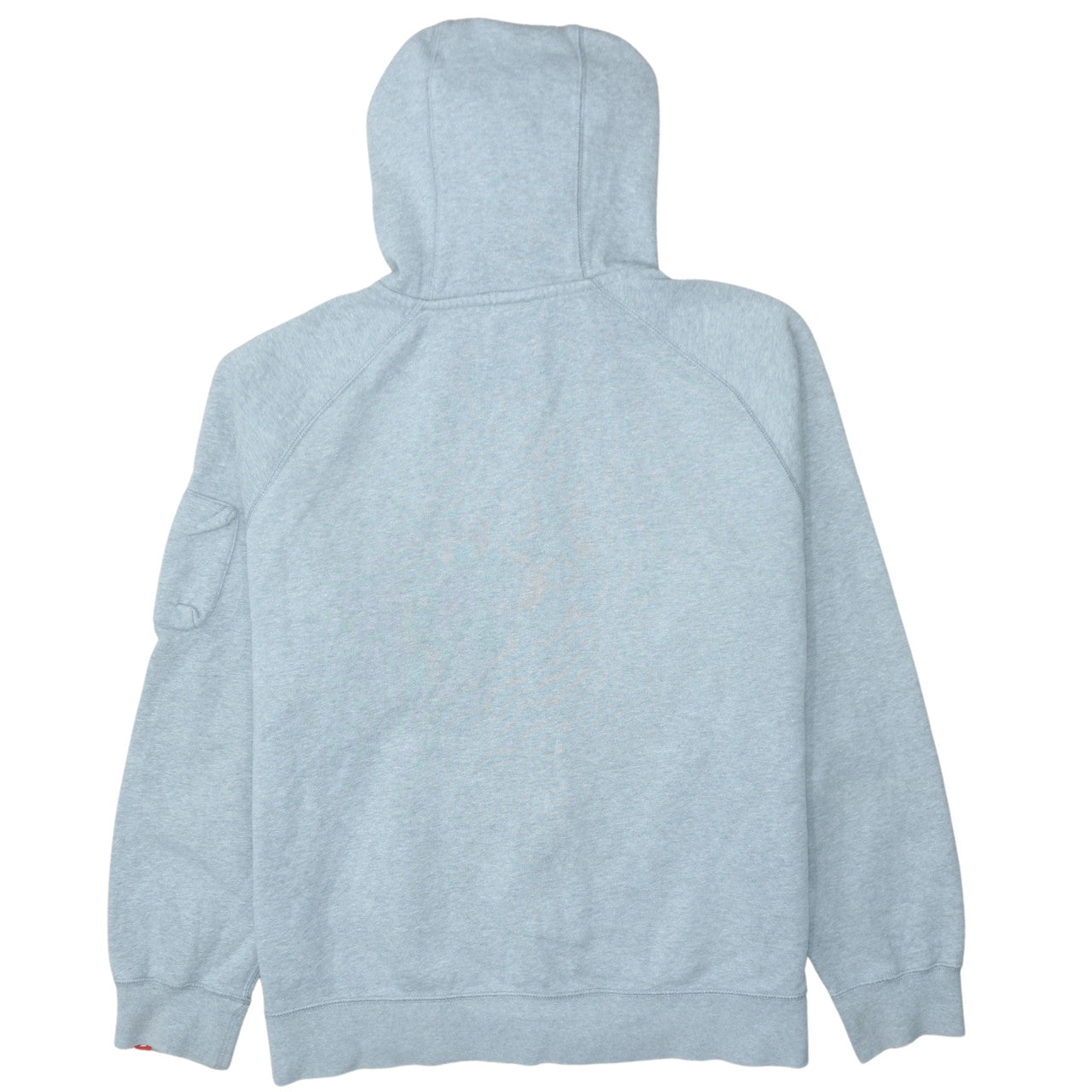 Nike Men's Grey Full Zip Fleece Hoodie XL Sports Style