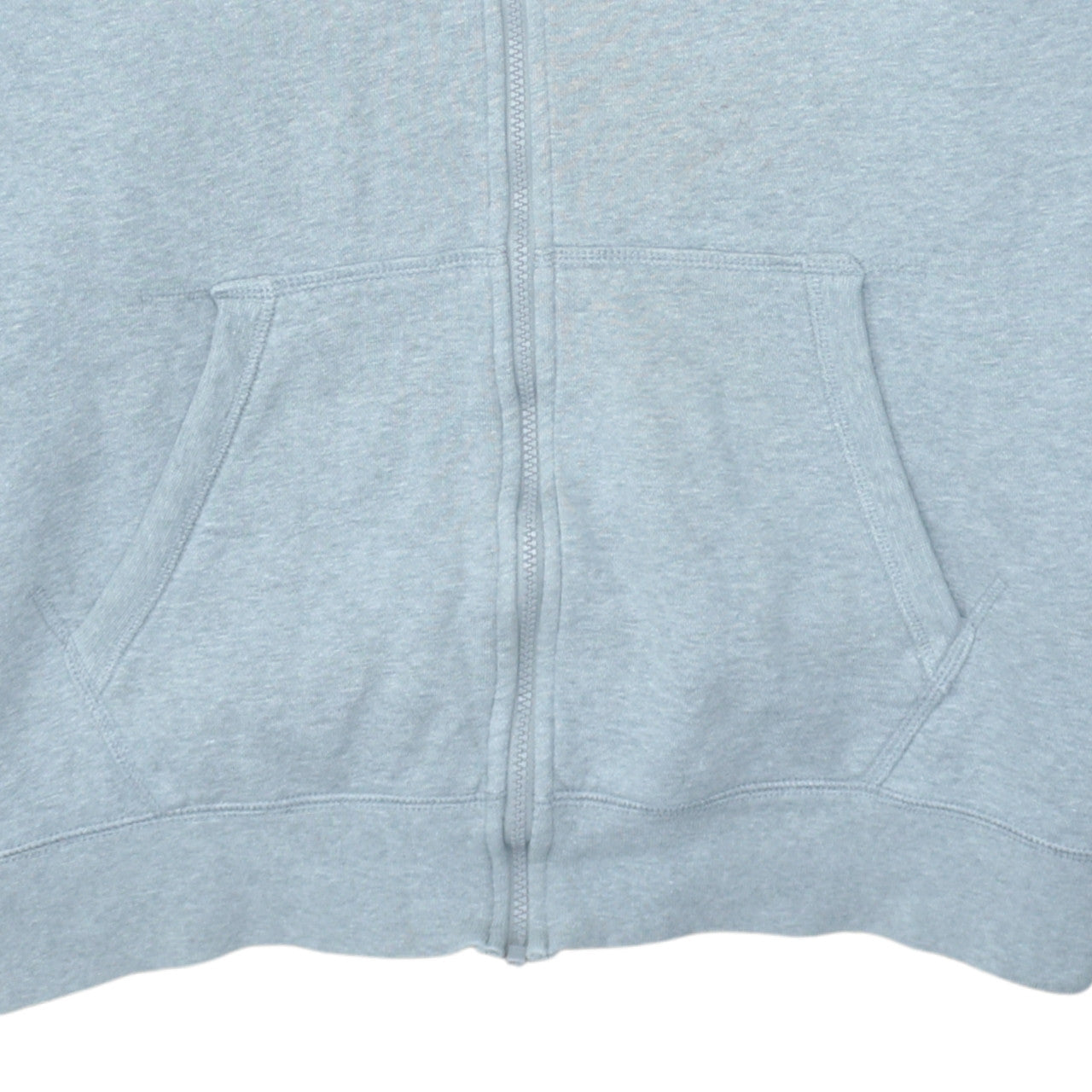 Nike Men's Grey Full Zip Fleece Hoodie XL Sports Style