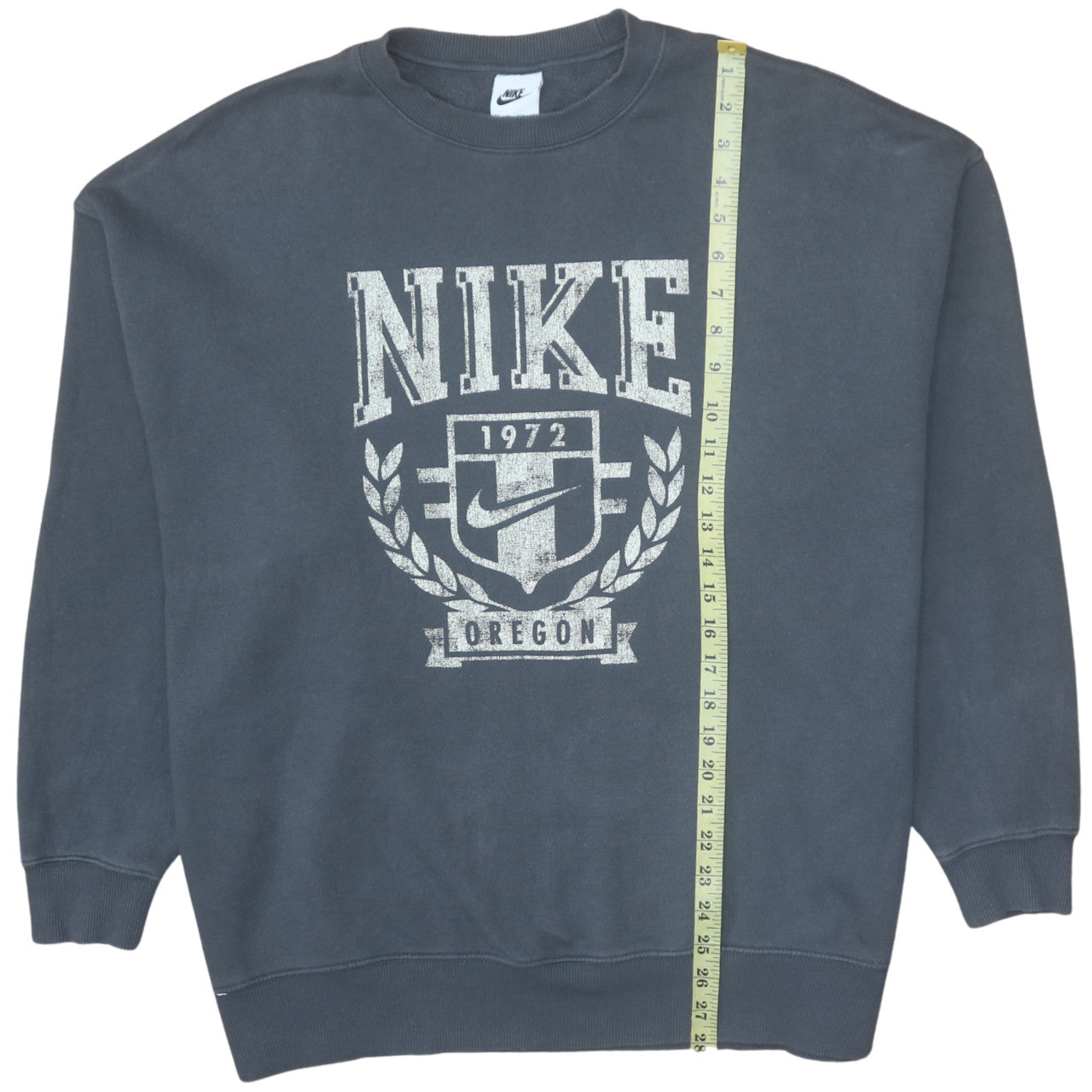 Nike Womens Black XS Pullover Crew Neck Graphic Print Sweatshirt