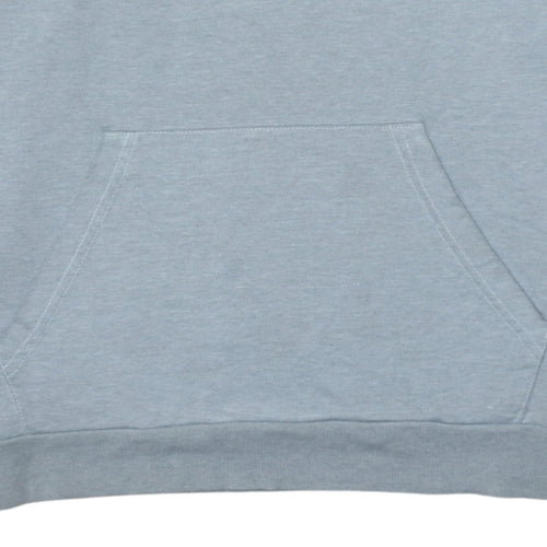 Adidas Men's Grey Medium Pullover Hoodie with Logo