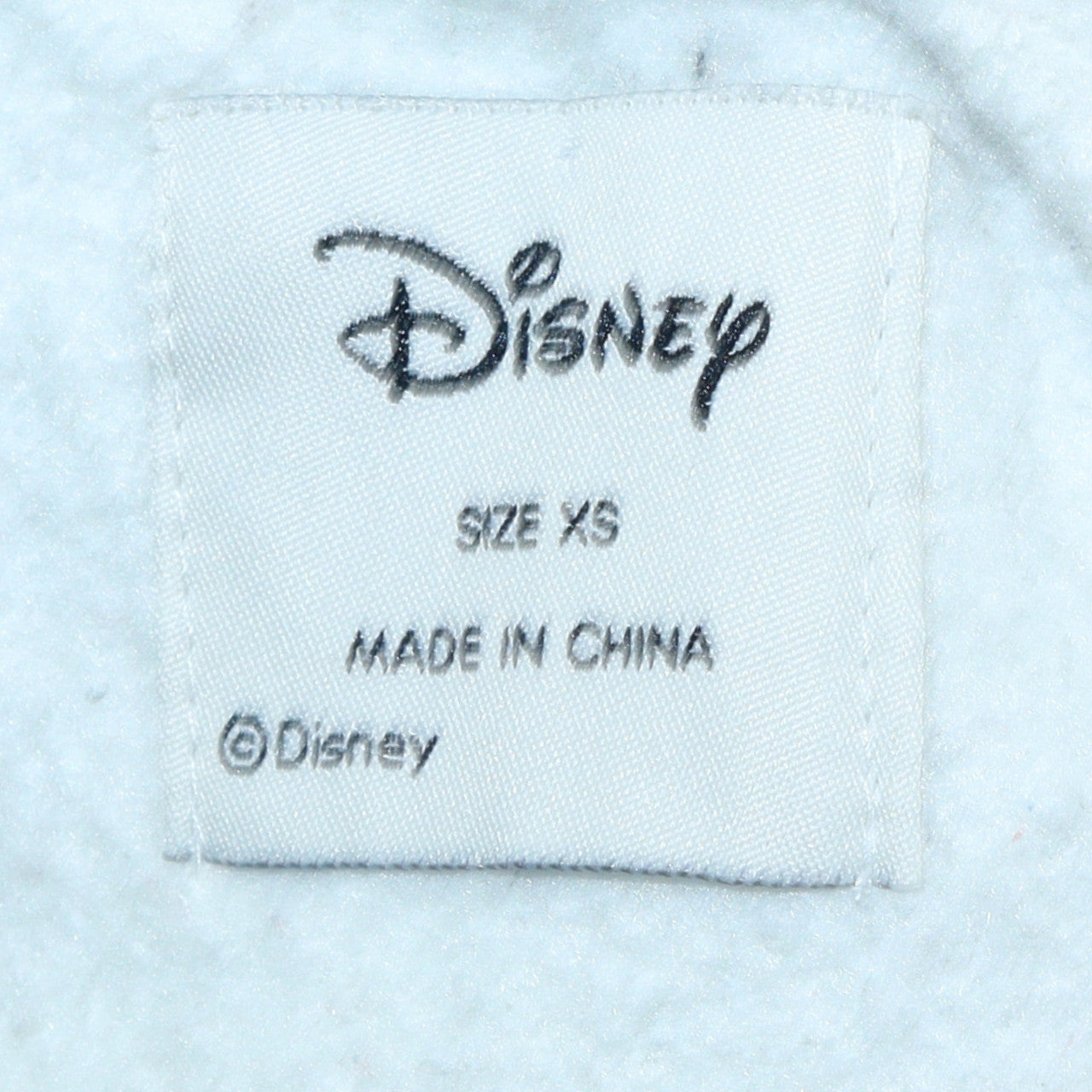 Disney Womens White XS 1/4 Zip Sweatshirt Mickey Mouse 1928 Team Champions