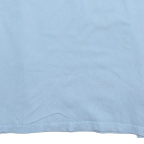 Nike Men's Blue Colourblock Crew Neck Short Sleeve T-Shirt M