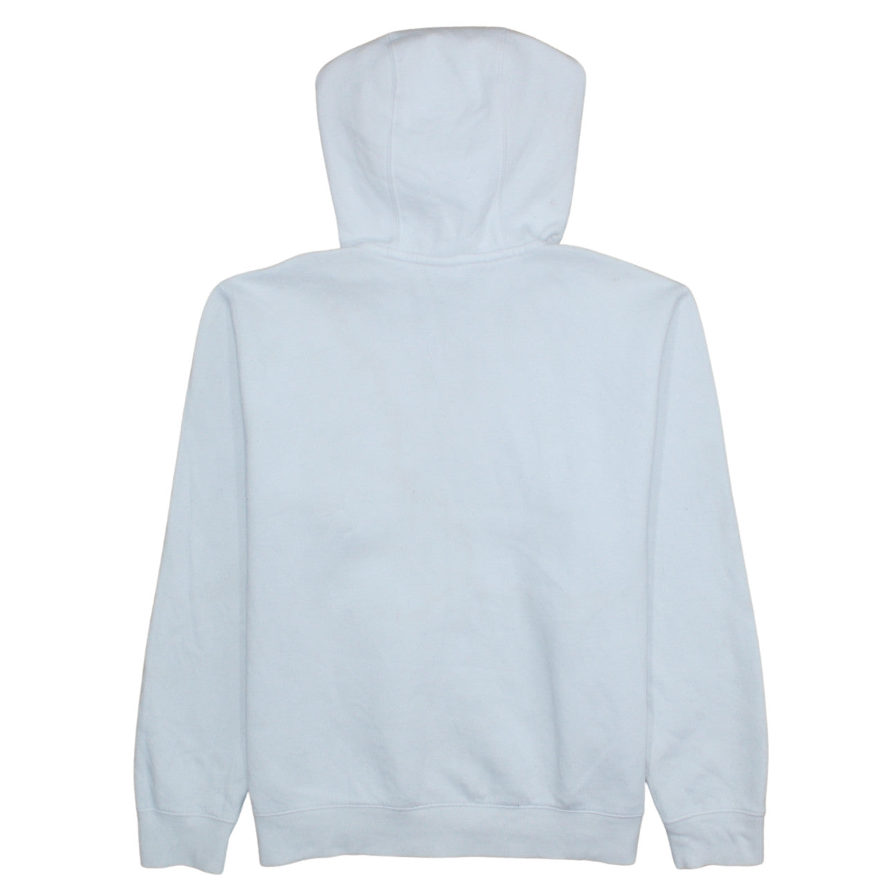 Nike Men's White Pullover Hoodie M Logo Fleece Sweater