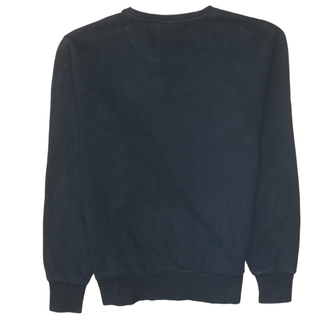 Ellesse Mens Black Crew Neck Sweatshirt Size M Pullover Logo Fleece
