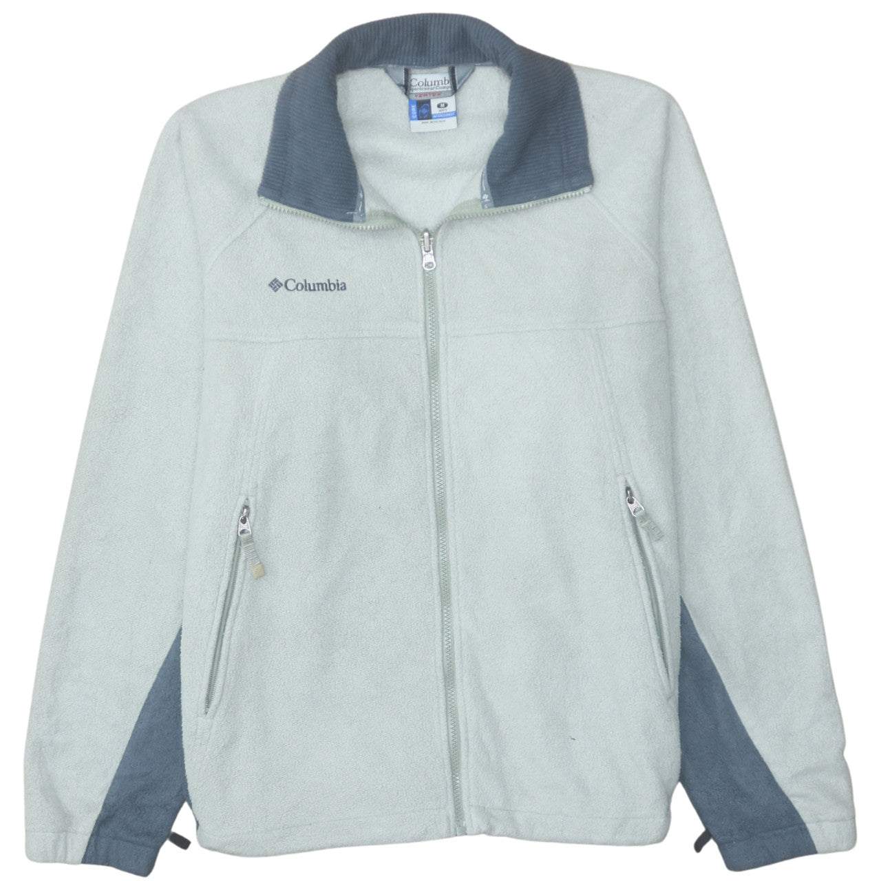 Columbia Men's Grey Fleece Full Zip Interchange Jacket Size M