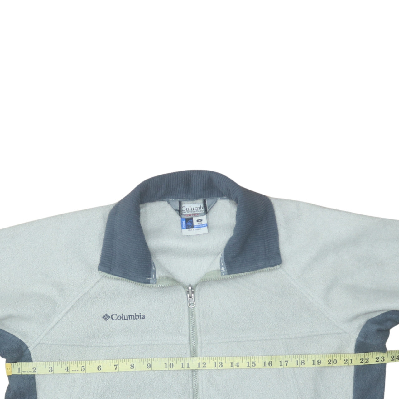 Columbia Men's Grey Fleece Full Zip Interchange Jacket Size M