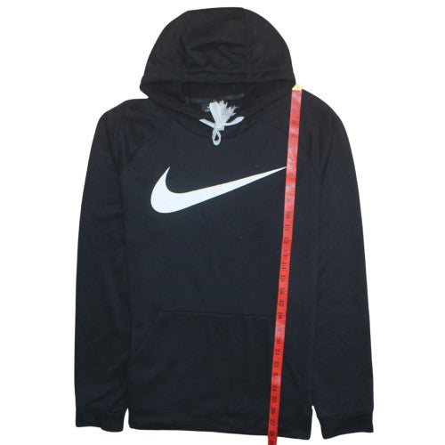 Nike Mens Black Pullover Hoodie L Dri-FIT Sports Hooded Sweatshirt