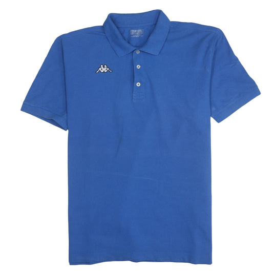 Kappa Men's Blue XL Short Sleeve Cotton Polo Shirt