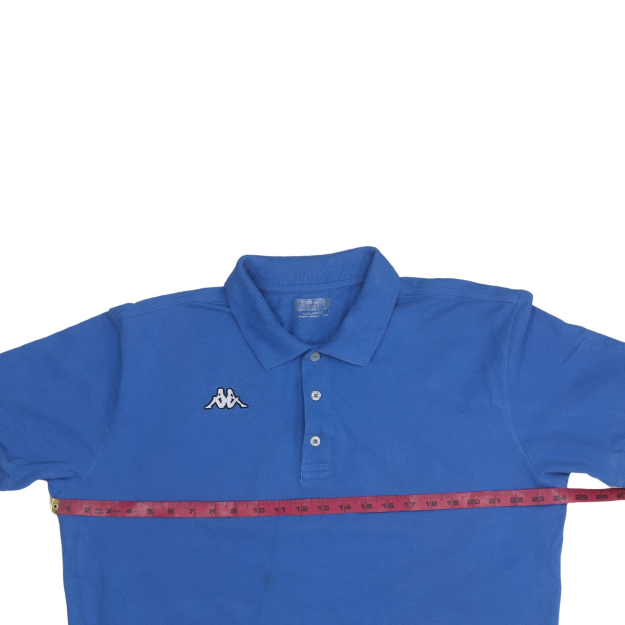 Kappa Men's Blue XL Short Sleeve Cotton Polo Shirt