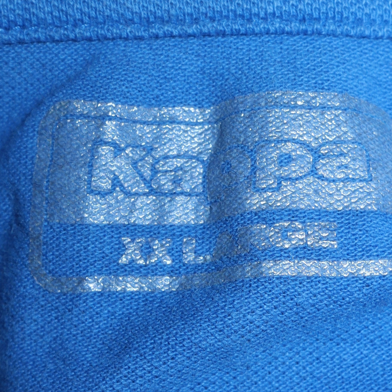 Kappa Men's Blue XL Short Sleeve Cotton Polo Shirt