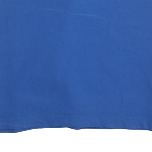 Kappa Men's Blue XL Short Sleeve Cotton Polo Shirt