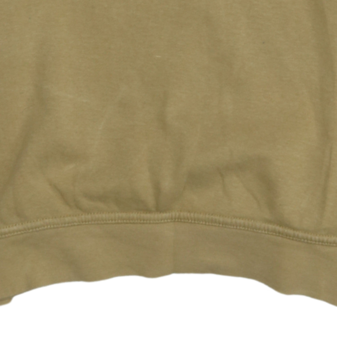 Nike Men Beige Crew Neck Pullover Sweatshirt Small
