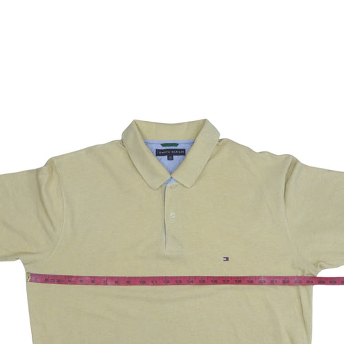 Tommy Hilfiger Men’s Beige 2XL Classic Cotton Polo Shirt
