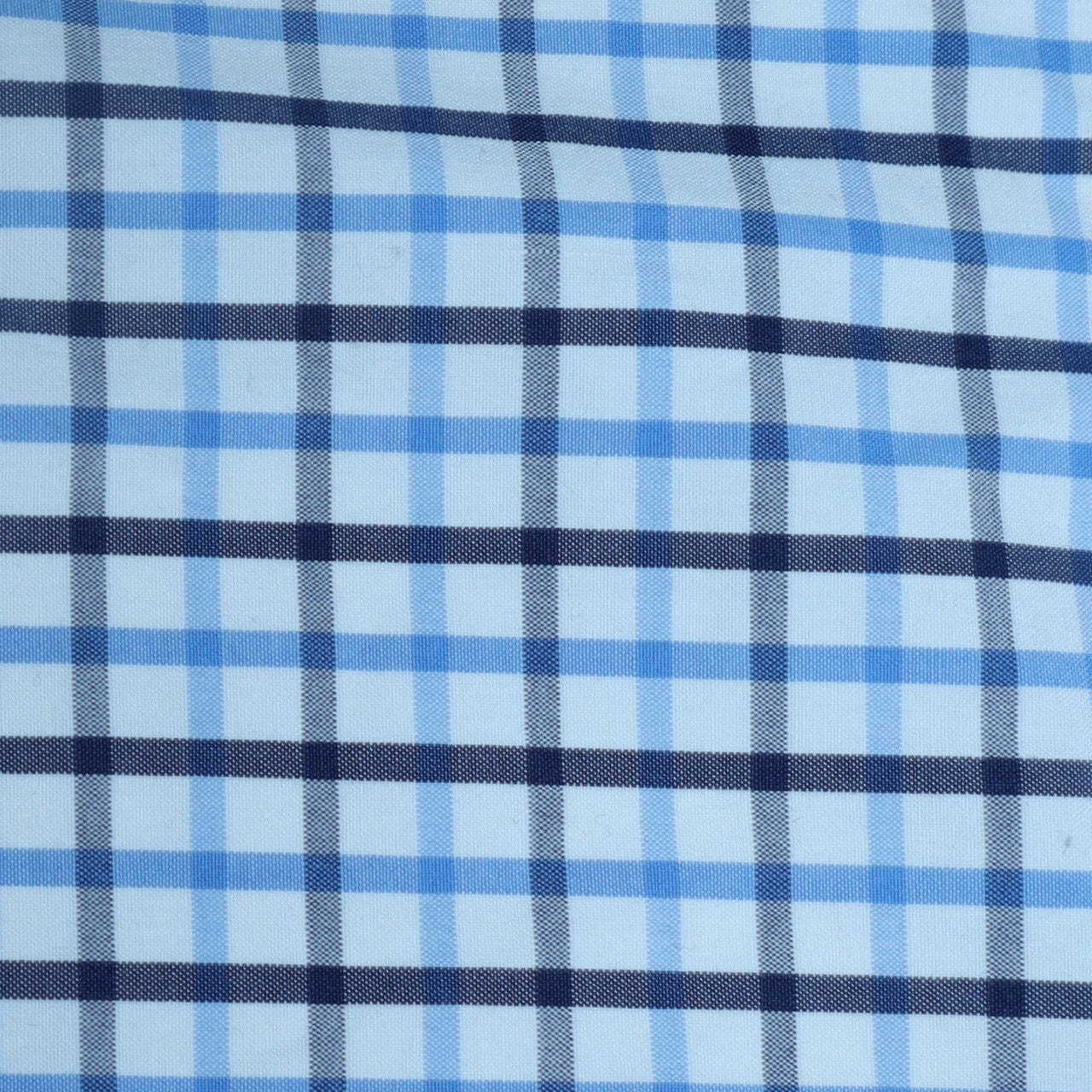 Ralph Lauren Men's Blue Checked Classic Fit Long Sleeve Shirt Size L