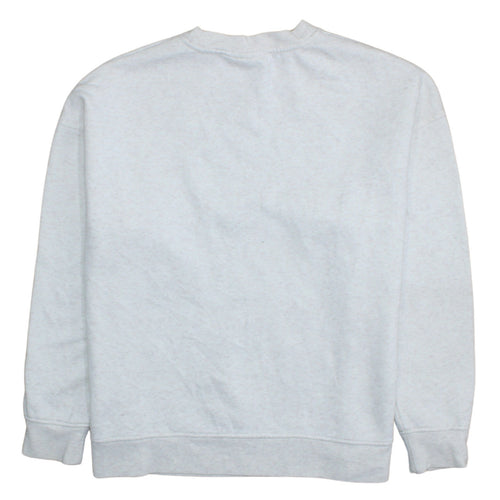 Disney Women Grey Winnie the Pooh Crew Neck Pullover Sweatshirt L
