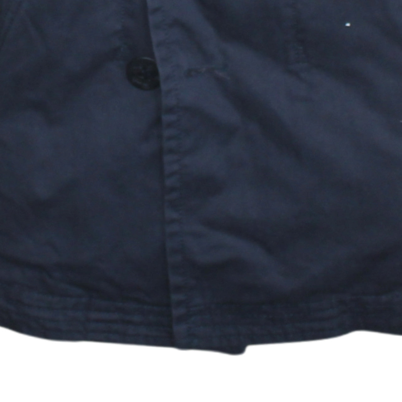 Dal Lago Boys Blue Hooded Parka Coat 8 Years Button Front Lined Jacket