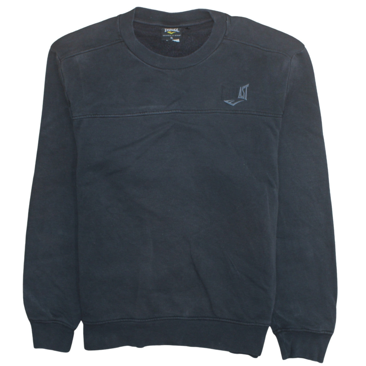Everlast Mens Black XL Pullover Sweatshirt Crew Neck Sportswear