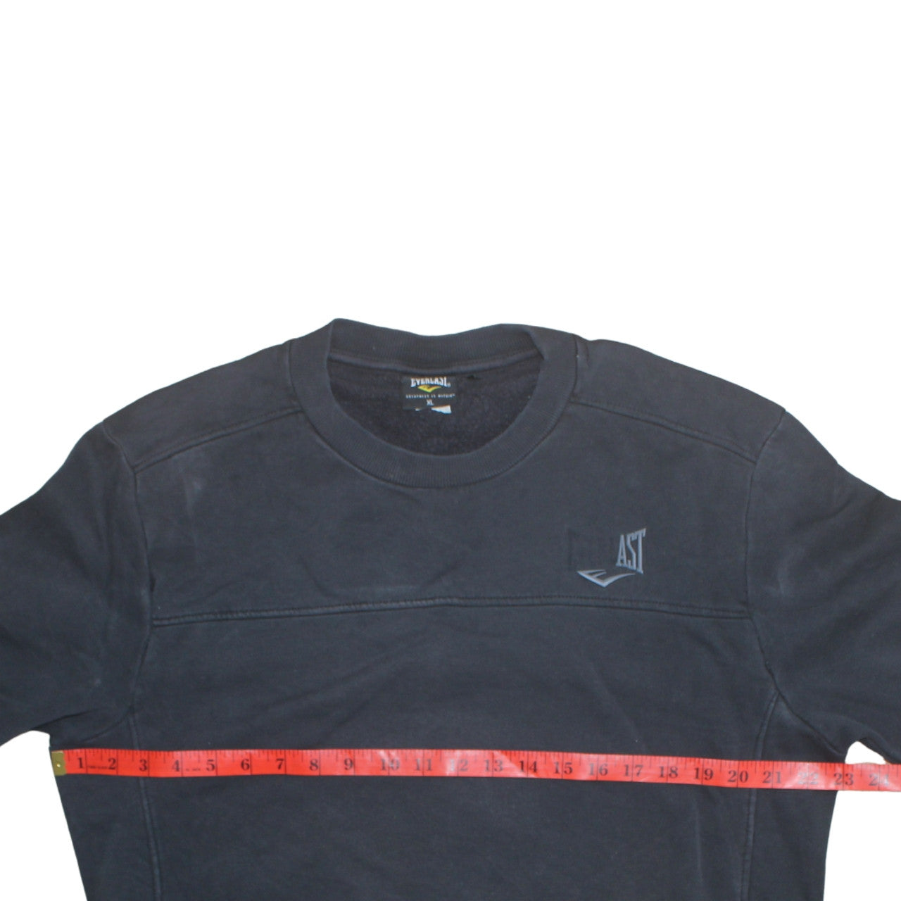 Everlast Mens Black XL Pullover Sweatshirt Crew Neck Sportswear