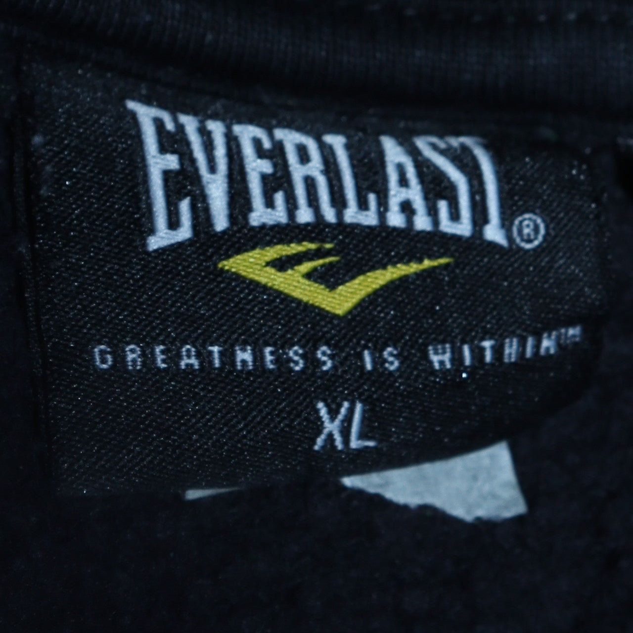 Everlast Mens Black XL Pullover Sweatshirt Crew Neck Sportswear