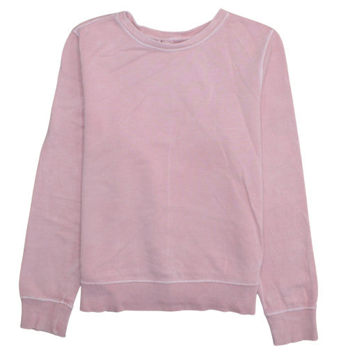 Tommy Hilfiger Women's Pink Cotton Crew Neck Pullover Sweatshirt Size S