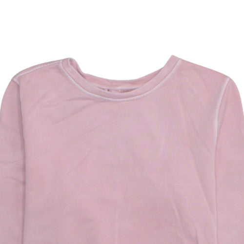 Tommy Hilfiger Women's Pink Cotton Crew Neck Pullover Sweatshirt Size S