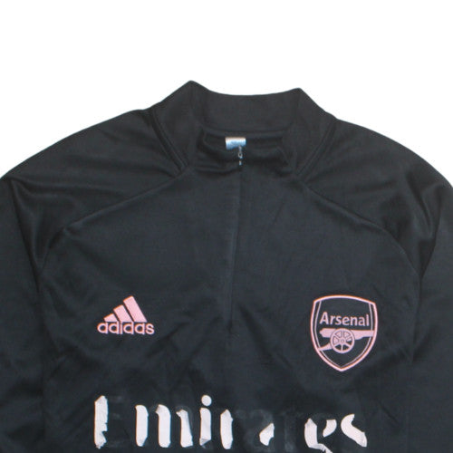 Adidas Arsenal Men’s Black 1/4 Zip Football Training Sweatshirt M