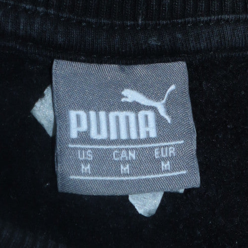 Puma Women's Black Crew Neck Pullover Sweatshirt Size M