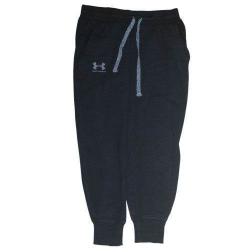 Under Armour Men's Black Fleece Jogger Sweatpants M Relaxed Fit