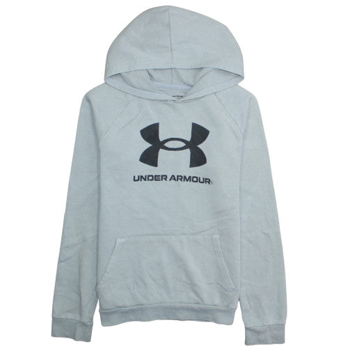 Under Armour Boys Grey ColdGear Hoodie VXL Pullover Fleece Sweatshirt