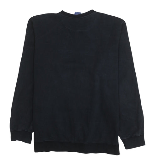 Champion Men's Black XL Pullover Sweatshirt Crew Neck Logo Cotton