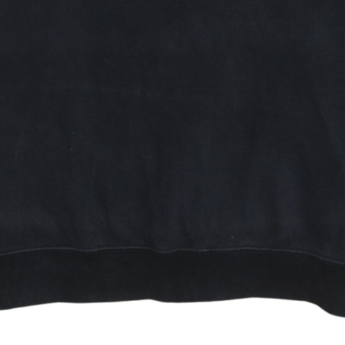 Champion Men's Black XL Pullover Sweatshirt Crew Neck Logo Cotton
