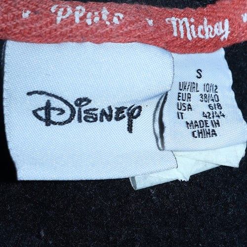 Disney Women Black Mickey Donald Goofy Sweatshirt Size S 10/12