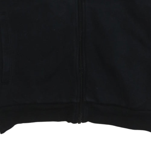 Adidas Men's Black Full Zip Hoodie L Fleece Sportswear