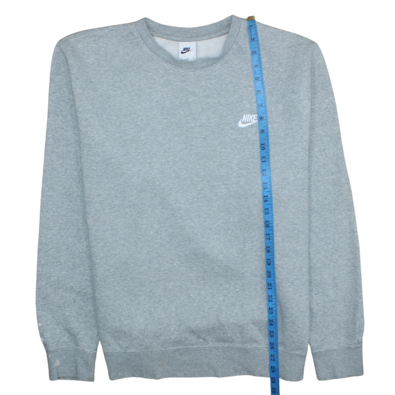 Nike Men's Grey XL Pullover Fleece Sweatshirt Crew Neck