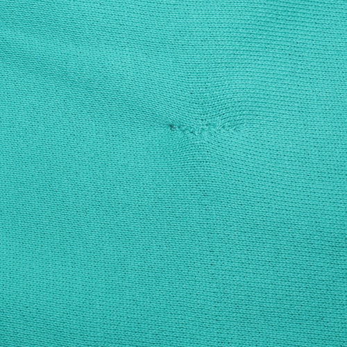 Adidas Womens Mint Green Pullover Hoodie XS Logo Print Cotton