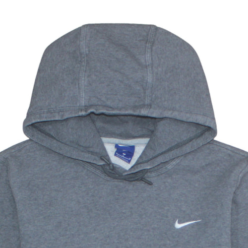 Nike Mens Grey Pullover Hoodie M Regular Fit Sports Fleece