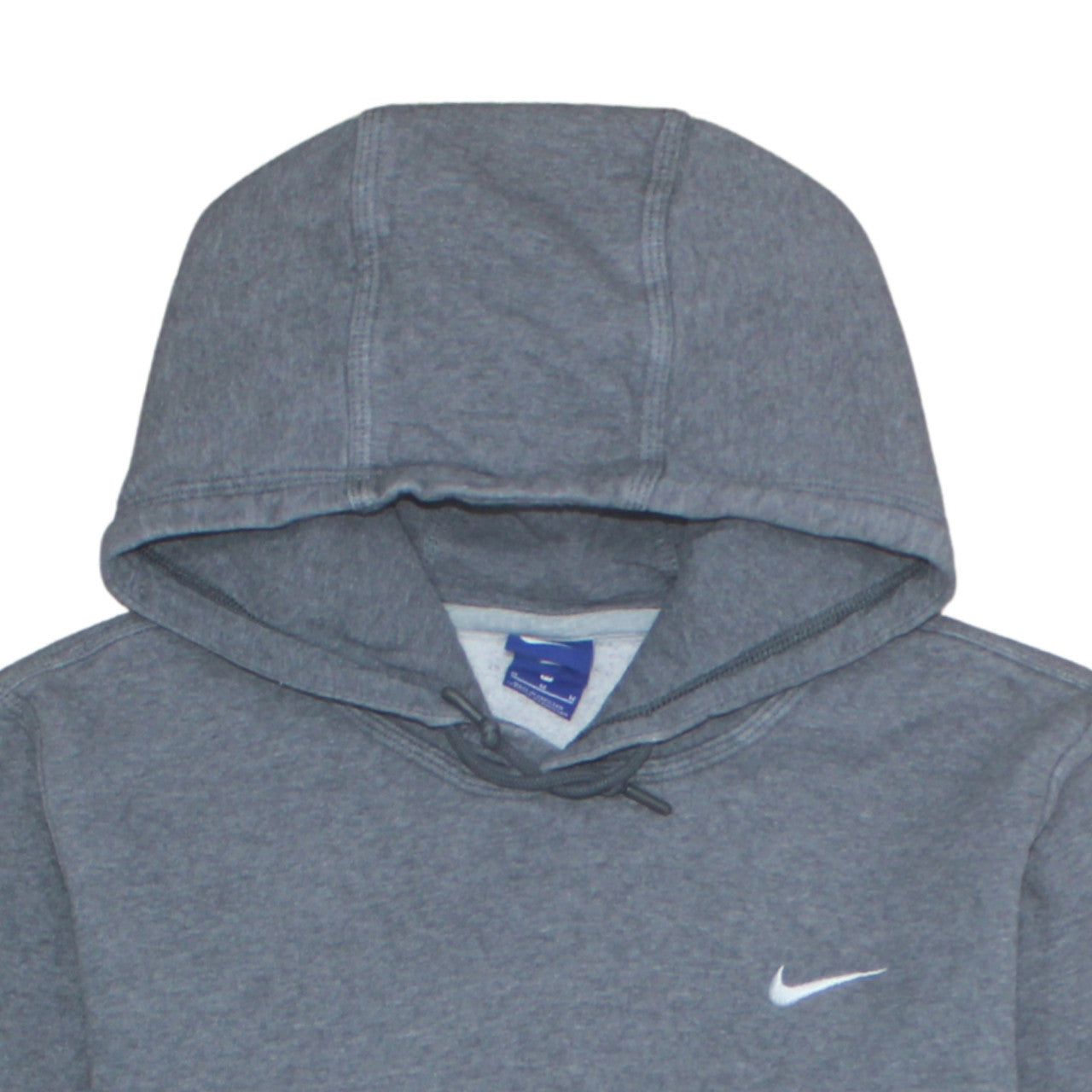 Nike Mens Grey Pullover Hoodie M Regular Fit Sports Fleece