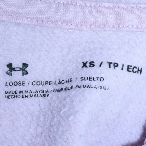 Under Armour Unisex Purple XS Pullover Hoodie Sports Fleece