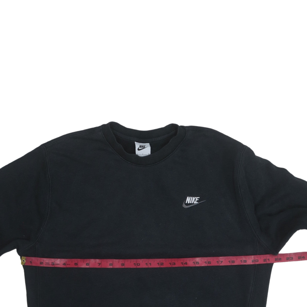 Nike Men's Black Small Crew Neck Pullover Sweatshirt Fleece