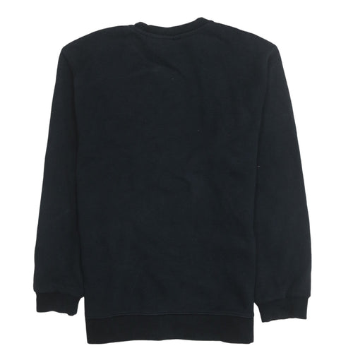 Nike Men's Black Small Crew Neck Pullover Sweatshirt Fleece