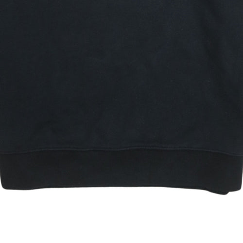 Nike Men's Black Small Crew Neck Pullover Sweatshirt Fleece